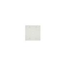 Placa Piso Inox 4x4 Furo Central Nova Stamplac