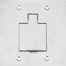 Placa Piso Inox 4X4 Unha 1 Telebras Pi44Tb