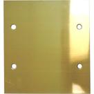 Placa Piso Latao 4X4 Cega Pl4400 Placa Piso Latao 4X4 Cega Pl4400