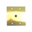 Placa Piso Latao 4X4 Passag.Cabo Pp06/00
