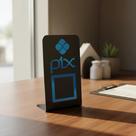Placa Pix QR Code Display Para Pagamentos Acrílico 3mm Preto