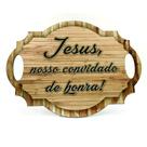 Placa Plaquinha Casamento Pajem Jesus Nosso Convidado Honra Placa Plaquinha Casamento Pajem Jesus Nosso Convidado Honra