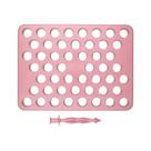 Placa porcionadora de doces 15g rosa bebe blue star
