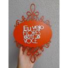 Placa Porta Decorativa com Frase Diversas - 1 unidade