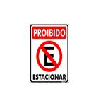 Placa Proibido Estacionar 20 x 30 Cm PS01 Encartale