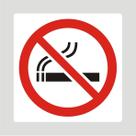 Placa Proibido Fumar 20 Cm X 20 Cm em PVC Placa Proibido Fumar 20 Cm X 20 Cm em PVC