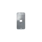 Placa pvc 1 rj45 3/4" cinza - maxxbox
