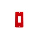 Placa pvc 1 tecla 3/4" vermelha - maxxbox Placa pvc 1 tecla 3/4" vermelha - maxxbox