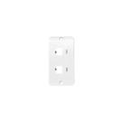 Placa pvc 2 rj45 3/4" branca - maxxbox Placa pvc 2 rj45 3/4" branca - maxxbox