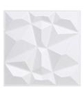 Placa PVC 25x25cm 3D Decorativa Autocolante Revestimento Plástico Auto Relevo com Vários Modelos Placa PVC 25x25cm 3D Decorativa Autocolante Revestimento Plástico Auto Relevo com Vários Modelos