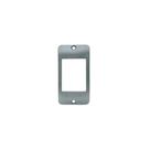 Placa pvc 3 teclas 3/4" cinza - maxxbox