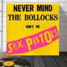 Placa Quadro Álbum Sex Pistols Disco Nevermind 30x42cm