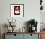 Placa Quadro Cantinho Do Café Impressão Direta Mdf 30x42cm
