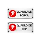 Placa Quadro De Força / Quadro De Luz 120al Sinalize