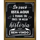 Placa quadro decorativo 20x30 bem vindo Placa quadro decorativo 20x30 bem vindo