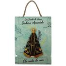 Placa Quadro Decorativo Nossa Senhora Aparecida em Porcelana Placa Quadro Decorativo Nossa Senhora Aparecida em Porcelana