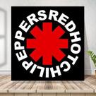 Placa Quadro Logo Rock Red Hot Chilli Peppers Mdf 20x20