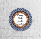 Placa Quadro Mandala MDF - Entrego, Confio, Aceito, Agradeço - 20cm