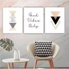 Placa Quadro Mdf 20X30 Geométrico Triângulo Good Vibes Only Placa Quadro Mdf 20X30 Geométrico Triângulo Good Vibes Only