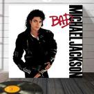Placa Quadro Michael Jackson Álbum Disco Bad Mdf 20x20cm