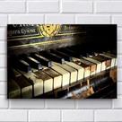 Placa Quadro Piano Vintage Impressão Em Alta No Mdf 30x42cm Placa Quadro Piano Vintage Impressão Em Alta No Mdf 30x42cm