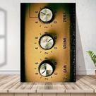 Placa Quadro Rock Amplificador Marshall Mdf 20x20cm