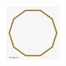 Placa radionica 14cm - decagono