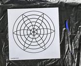 Placa Radiônica Harmonia em PVC 24x24 cm - Harmonização e Equilíbrio