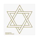 Placa Radiônica Hexagrama Estrela de Davi - Eleva a consciência, unifica os corpos sutis e alinha os chakras.
