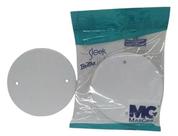Placa Redonda Para Teto 4 Polegadas Sleek Margirius Branca