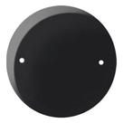 Placa Redonda Sleek Preto 3 Pol
