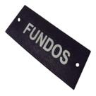 Placa Residencial Fundos
