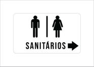 Placa Sanitários Masculino e Feminino Placa Sanitários Masculino e Feminino