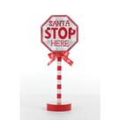 Placa Santa Stop com LED 30cm - Cromus