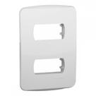 Placa Schneider Miluz Branca 4X2 - 2 Modulos Com Suporte - S3B57220 Placa Schneider Miluz Branca 4X2 - 2 Modulos Com Suporte - S3B57220
