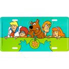 Placa Scooby Doo - Hanna Barbera em Metal com Relevo