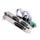 Placa serial pci-e com 2 saidas 1 saida paralela lt-p230 lotus