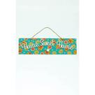 Placa Simples Home Sweet Home verde