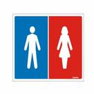 Placa Sinaize 15X20 PVC Masculino/Feminino Placa Sinaize 15X20 PVC Masculino/Feminino