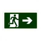 Placa Sinal.15X25 Lum.Saida A Dir - Kit C/5 CA Placa Sinal.15X25 Lum.Saida A Dir - Kit C/5 CA