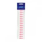 Placa Sinalizacao 1,5X 4 - 220V C/16 - Kit C/5 CA