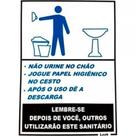 Placa Sinalizacao 15X20 San.Educativo M - Kit C/5 CA