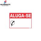 Placa Sinalização 20x30 Aluga-se Placa Sinalização 20x30 Aluga-se