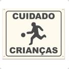 Placa Sinalização "Cuidado Crianças" 15x20cm Centurião Placa Sinalização "Cuidado Crianças" 15x20cm Centurião