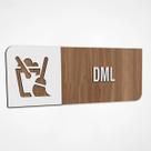 Placa Sinalização Indicativa Dml Limpeza