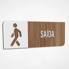 Placa Sinalização Indicativa Saída