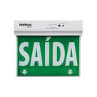 Placa sinalizacao led saida dupla face psa 225