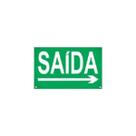 Placa Sinalizaçao New Slim Brvd Saída Seta Direita Intelbras