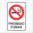 Placa Sinalização Proibido Fumar