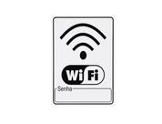 PLACA Sinalização WIFI